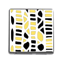 Yellow Decor Memory Card Reader (square) by Valentinaart