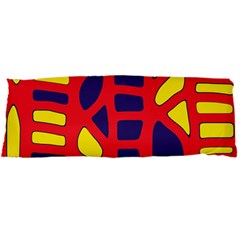 Red, Yellow And Blue Decor Body Pillow Case Dakimakura (two Sides)