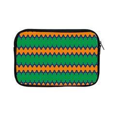 Orange Green Chains                                                                                           			apple Ipad Mini Zipper Case by LalyLauraFLM