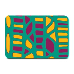 Green, Purple And Yellow Decor Plate Mats