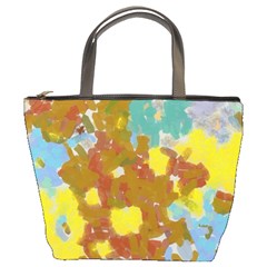 Paint Strokes                                                                                               	bucket Bag by LalyLauraFLM