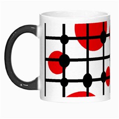 Red Circles Morph Mugs