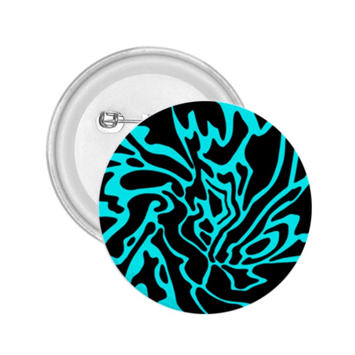 Cyan decor 2.25  Buttons