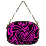 Magenta and black Chain Purses (Two Sides)  Back