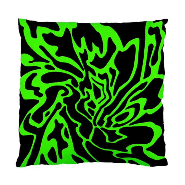 Green and black Standard Cushion Case (Two Sides)