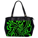 Green and black Office Handbags Front