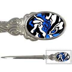 Blue, black and white decor Letter Openers