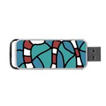 Red snake Portable USB Flash (Two Sides) Back