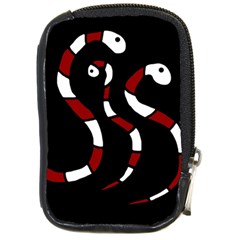 Red Snakes Compact Camera Cases by Valentinaart
