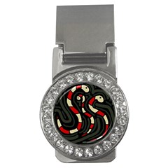 Red Snakes Money Clips (cz)  by Valentinaart