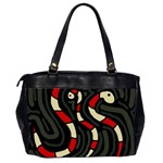 Red snakes Office Handbags (2 Sides)  Back