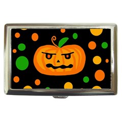 Halloween Pumpkin Cigarette Money Cases by Valentinaart