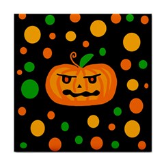 Halloween Pumpkin Face Towel by Valentinaart