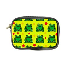 Green Frogs Coin Purse by Valentinaart