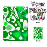 White and green decor Multi-purpose Cards (Rectangle)  Back 21