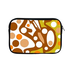 Orange And White Decor Apple Ipad Mini Zipper Cases by Valentinaart