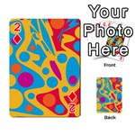 Colorful decor Playing Cards 54 Designs  Front - Diamond2