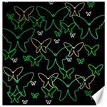 Green butterflies Canvas 16  x 16   15.2 x15.41  Canvas - 1