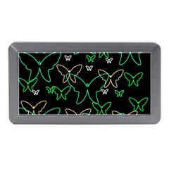 Green Butterflies Memory Card Reader (mini) by Valentinaart