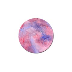 Galaxy Cotton Candy Pink And Blue Watercolor  Golf Ball Marker (4 Pack)