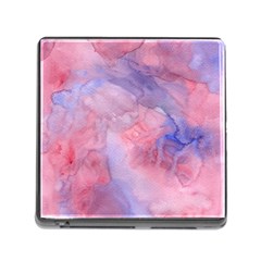 Galaxy Cotton Candy Pink And Blue Watercolor  Memory Card Reader (square) by CraftyLittleNodes