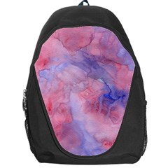 Galaxy Cotton Candy Pink And Blue Watercolor  Backpack Bag by CraftyLittleNodes