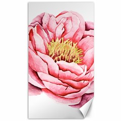 Large Flower Floral Pink Girly Graphic Canvas 40  X 72   by CraftyLittleNodes