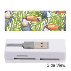 Tropical Print Leaves Birds Toucans Toucan Large Print Memory Card Reader (stick)  by CraftyLittleNodes