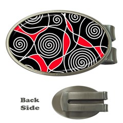 Hypnotic Design Money Clips (oval)  by Valentinaart