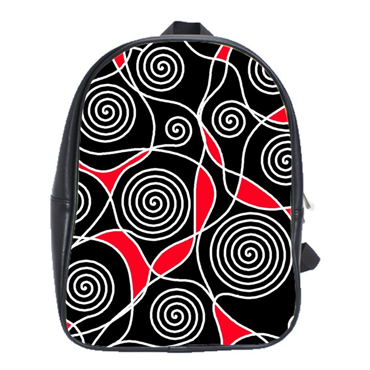 Hypnotic design School Bags(Large) 