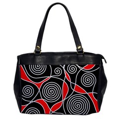 Hypnotic Design Office Handbags by Valentinaart