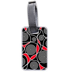 Hypnotic Design Luggage Tags (two Sides) by Valentinaart