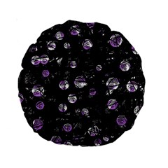 Purple Soul Standard 15  Premium Round Cushions by Valentinaart