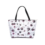 White and red soul Shoulder Handbags Front
