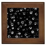 Black and gray soul Framed Tiles Front