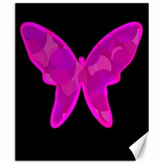 Purple Butterfly Canvas 20  X 24   by Valentinaart
