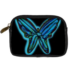 Blue Butterfly Digital Camera Cases by Valentinaart