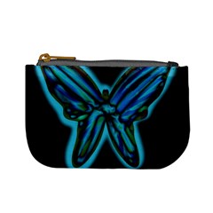 Blue Butterfly Mini Coin Purses by Valentinaart