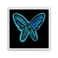 Blue Butterfly Memory Card Reader (square) 