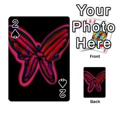 Red Butterfly Playing Cards 54 Designs 