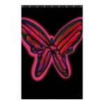 Red butterfly Shower Curtain 48  x 72  (Small)  Curtain(48  X 72 ) - 42.18 x64.8  Curtain(48  X 72 )