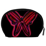 Red butterfly Accessory Pouches (Large)  Back