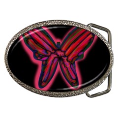 Red Butterfly Belt Buckles by Valentinaart