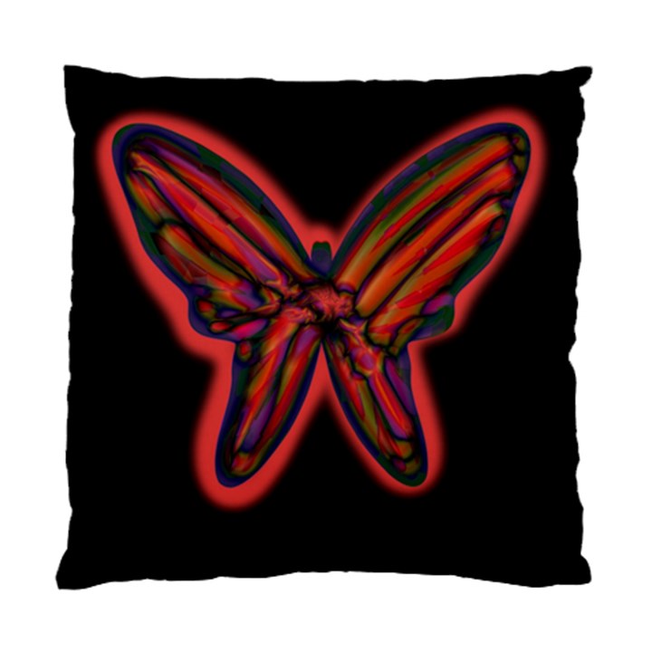 Red butterfly Standard Cushion Case (One Side)