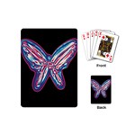 Neon butterfly Playing Cards (Mini)  Back