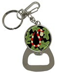 Red cartoon snake Bottle Opener Key Chains Front