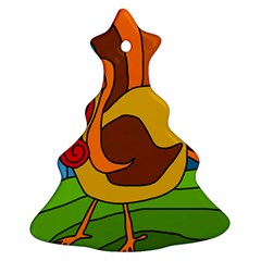 Thanksgiving Turkey  Christmas Tree Ornament (2 Sides) by Valentinaart