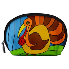 Thanksgiving Turkey  Accessory Pouches (large)  by Valentinaart