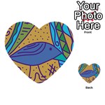 Blue bird Multi-purpose Cards (Heart)  Back 7