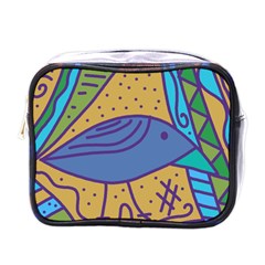 Blue Bird Mini Toiletries Bags